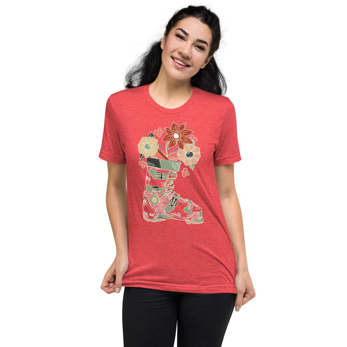 Boot and Blossom Moss Short sleeve t-shirt