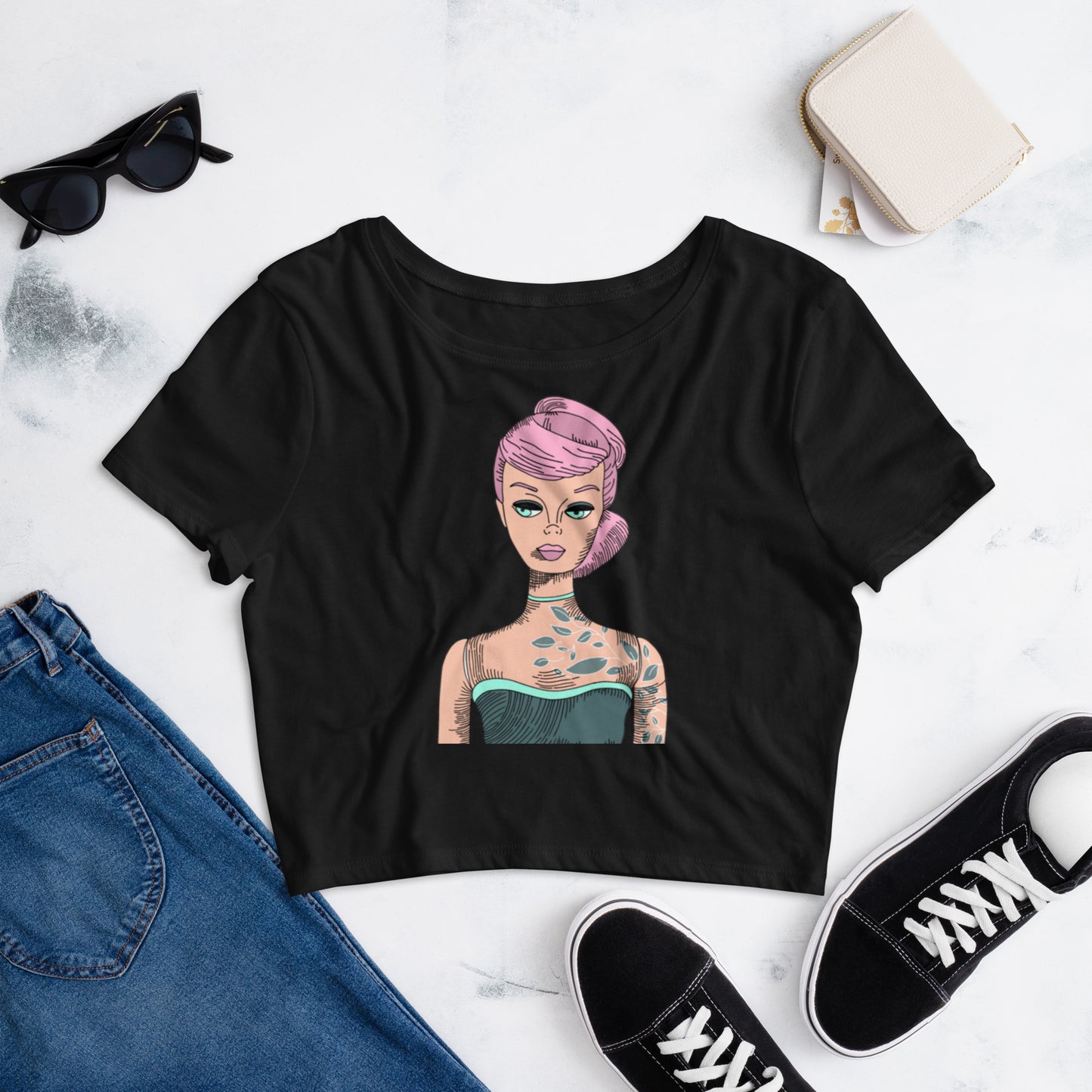 Barbie Women’s Crop Tee