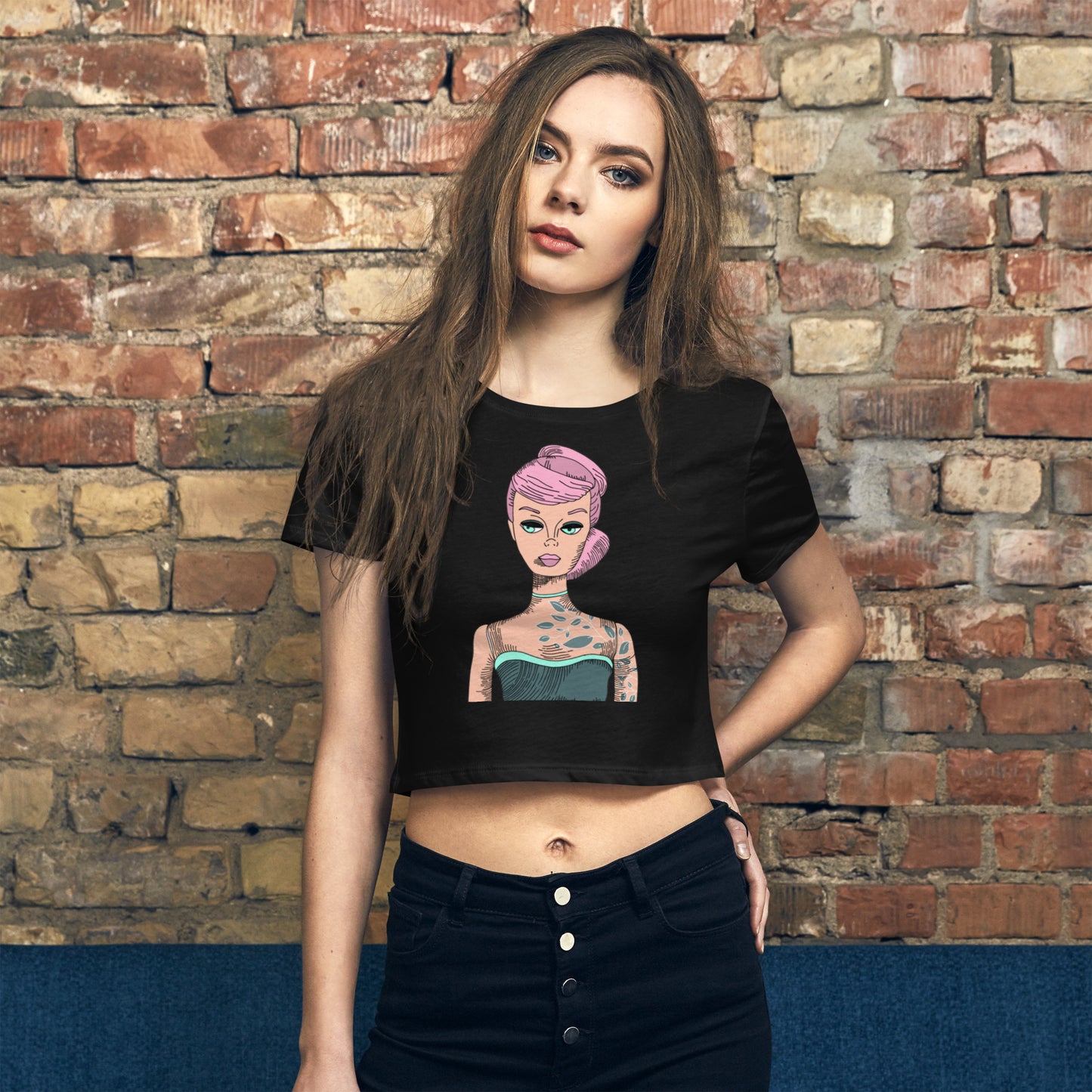 Barbie Women’s Crop Tee