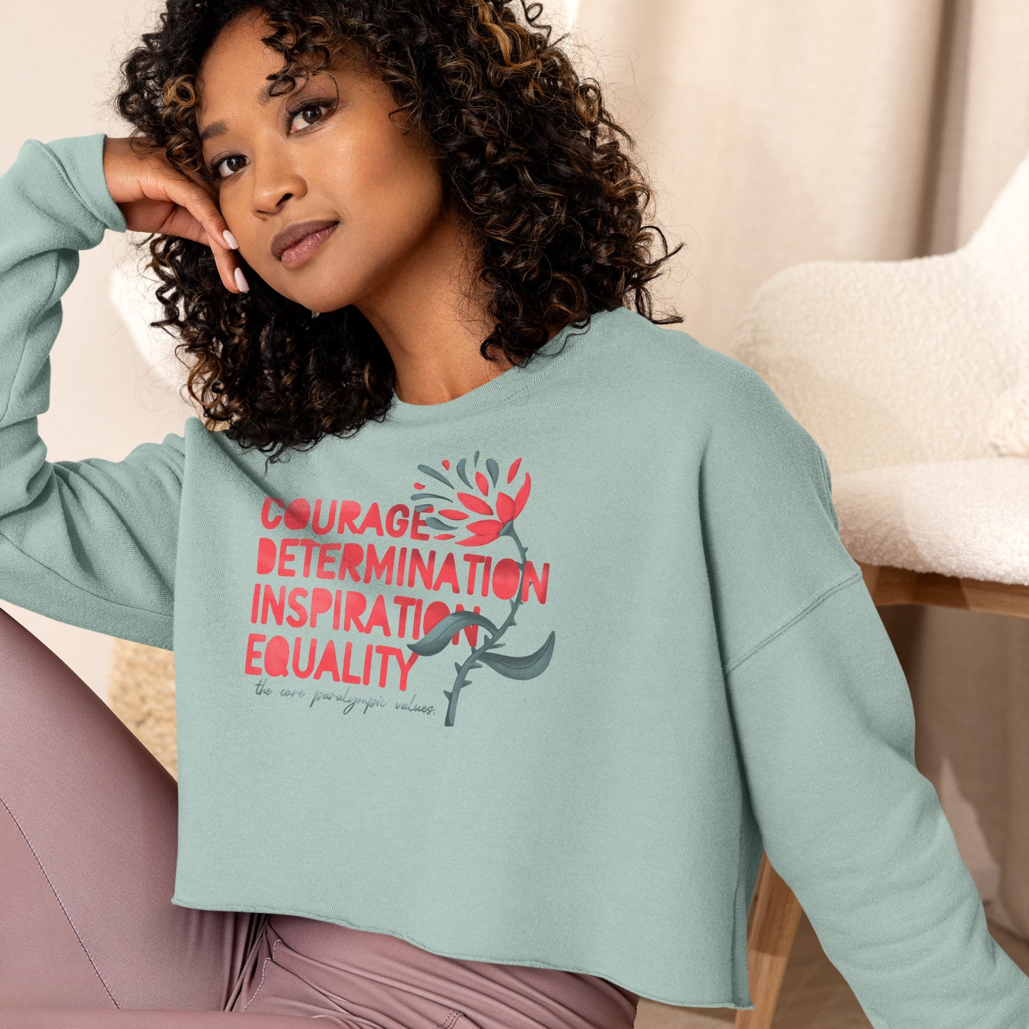 The Paralympic Values Crop Sweatshirt