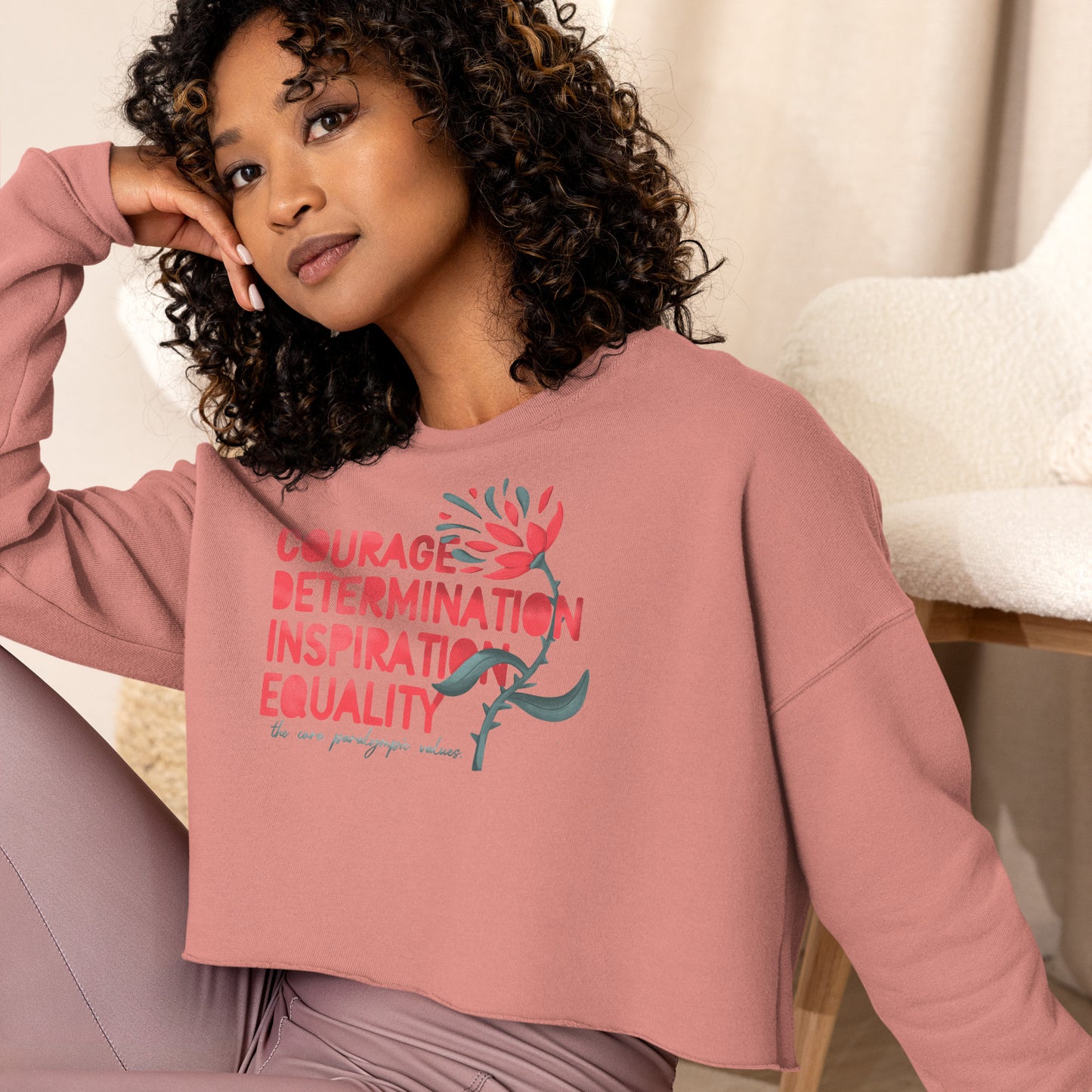 The Paralympic Values Crop Sweatshirt