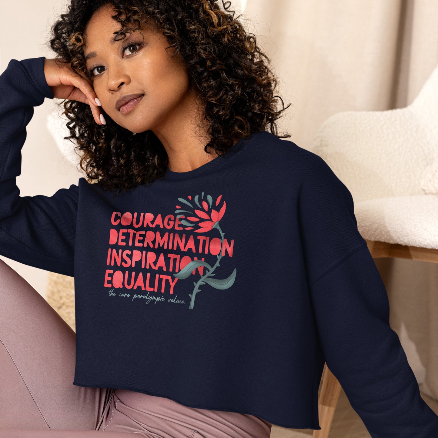 The Paralympic Values Crop Sweatshirt