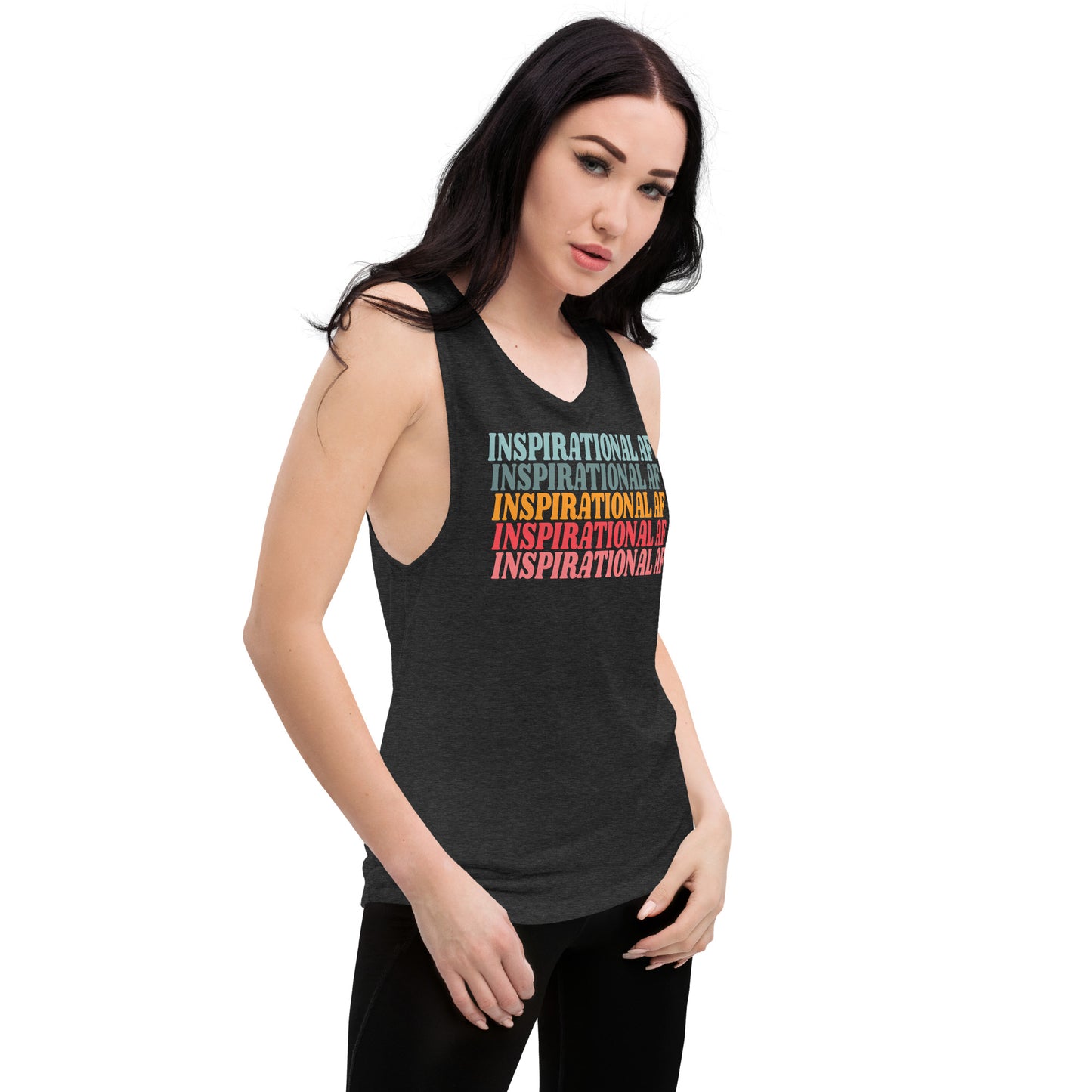 Inspirational AF Ladies’ Muscle Tank