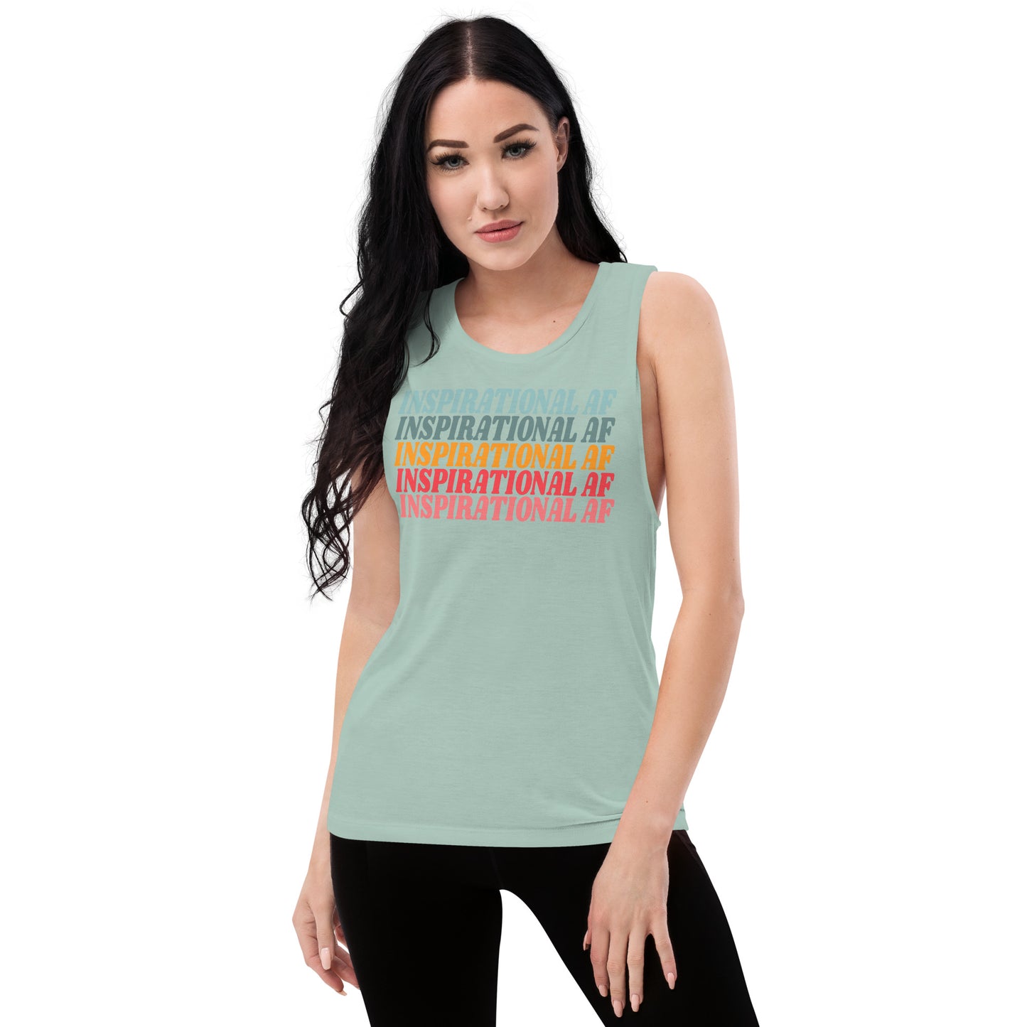 Inspirational AF Ladies’ Muscle Tank