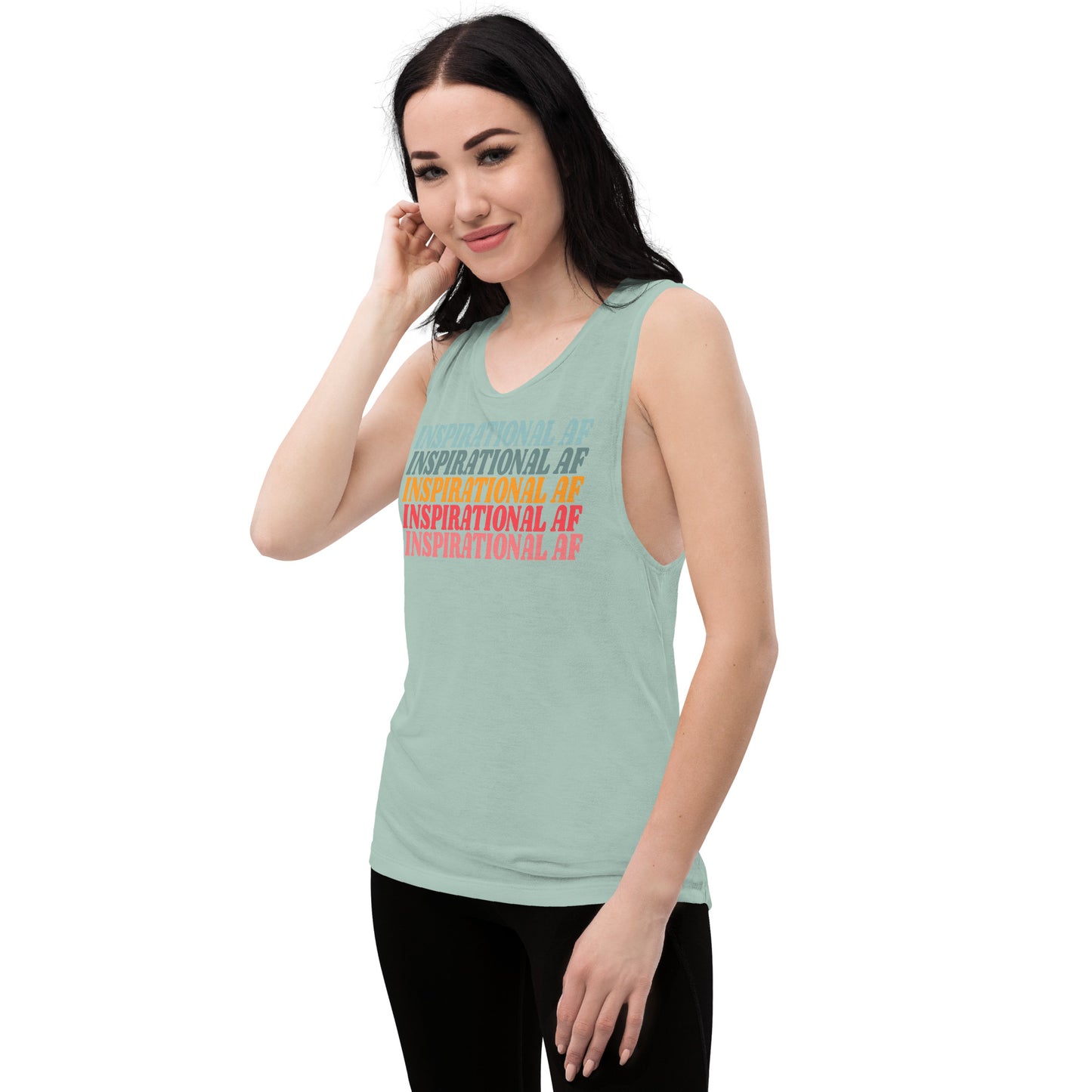 Inspirational AF Ladies’ Muscle Tank