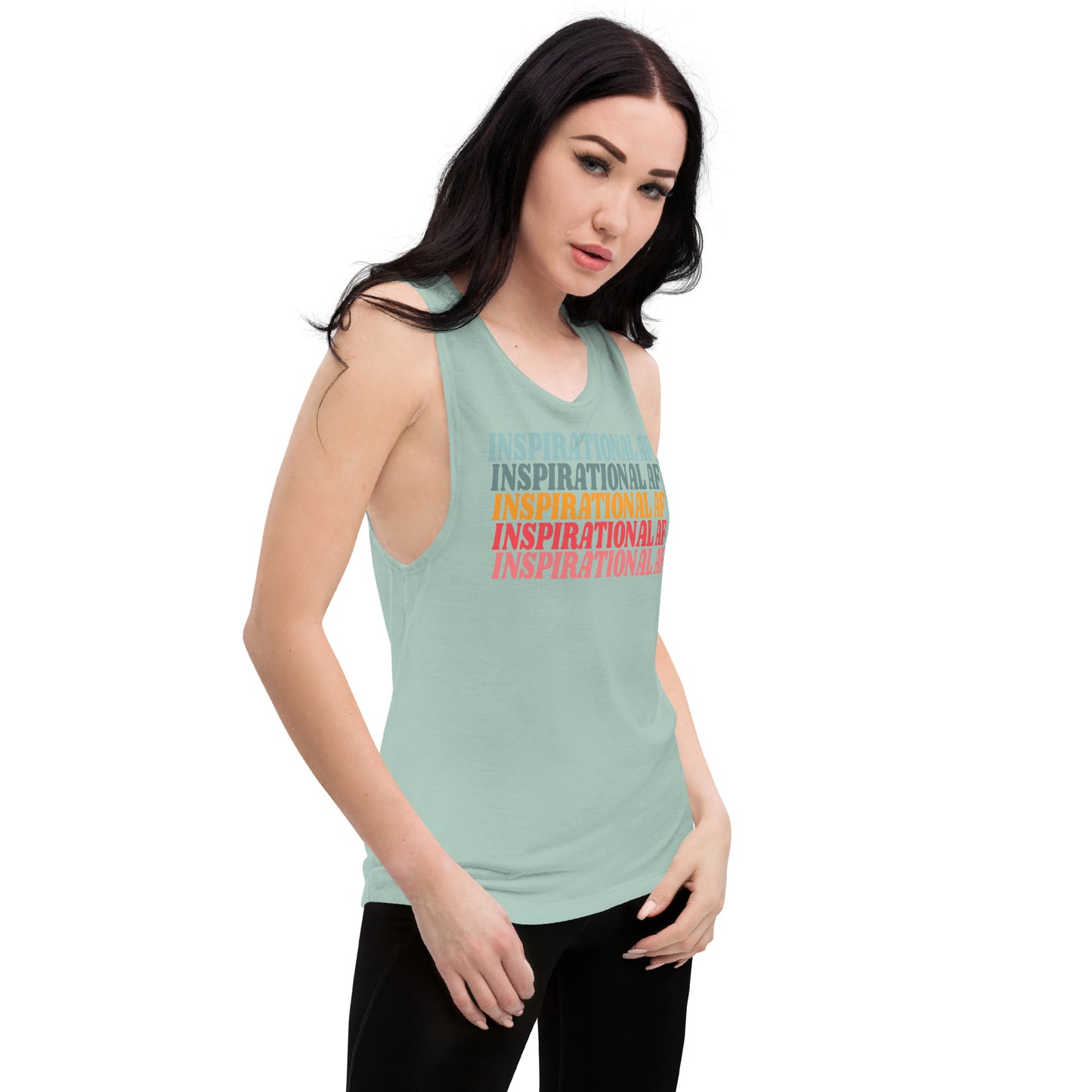 Inspirational AF Ladies’ Muscle Tank