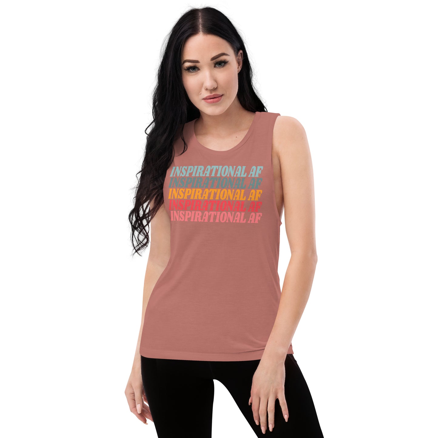 Inspirational AF Ladies’ Muscle Tank