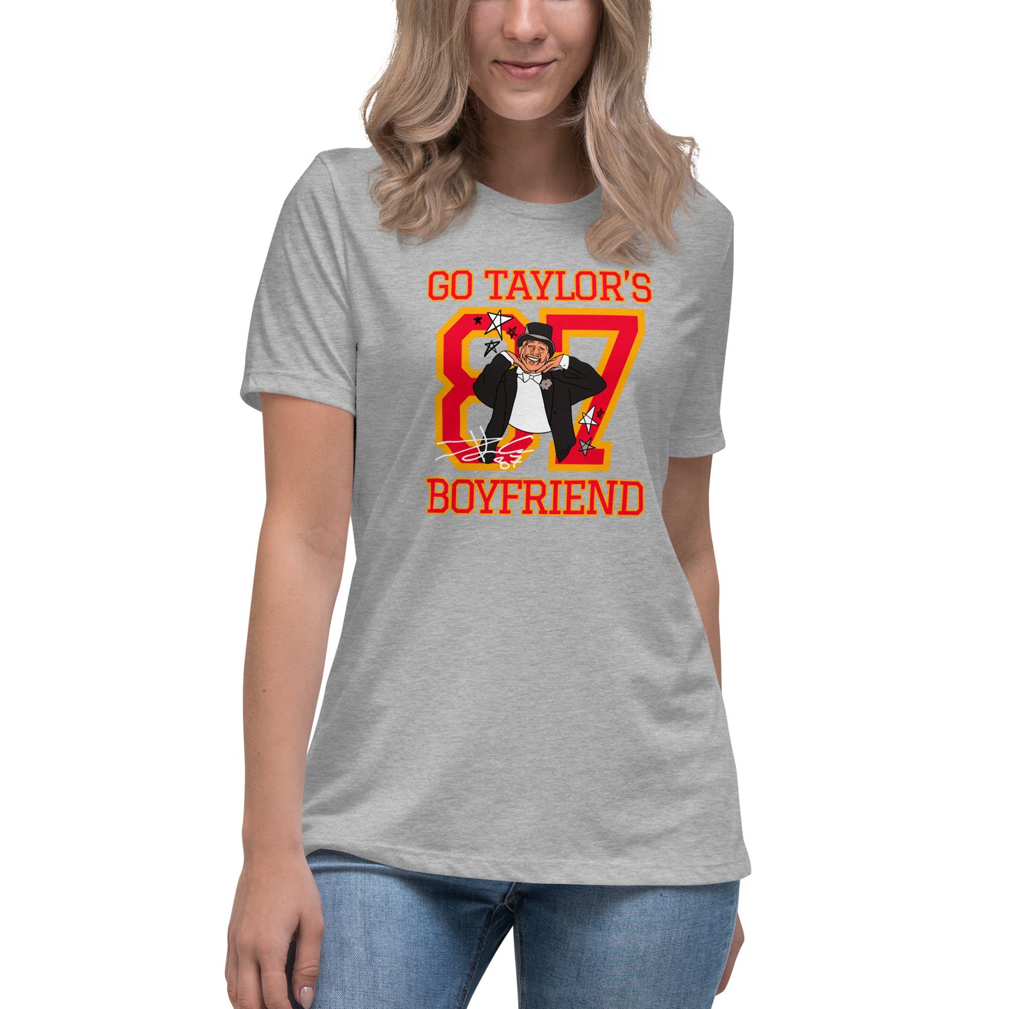 Go Taylor's Boyfriend Women's Relaxed T-Shirt