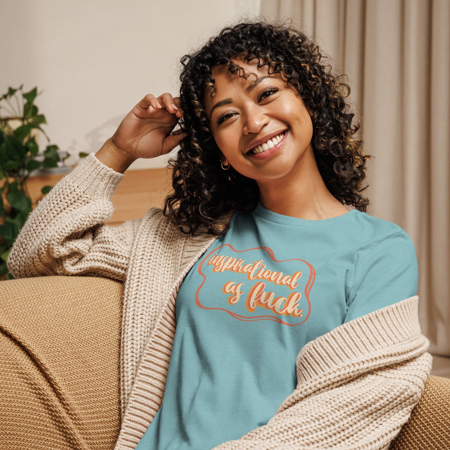 Inspirational as F*ck Women's Relaxed T-Shirt