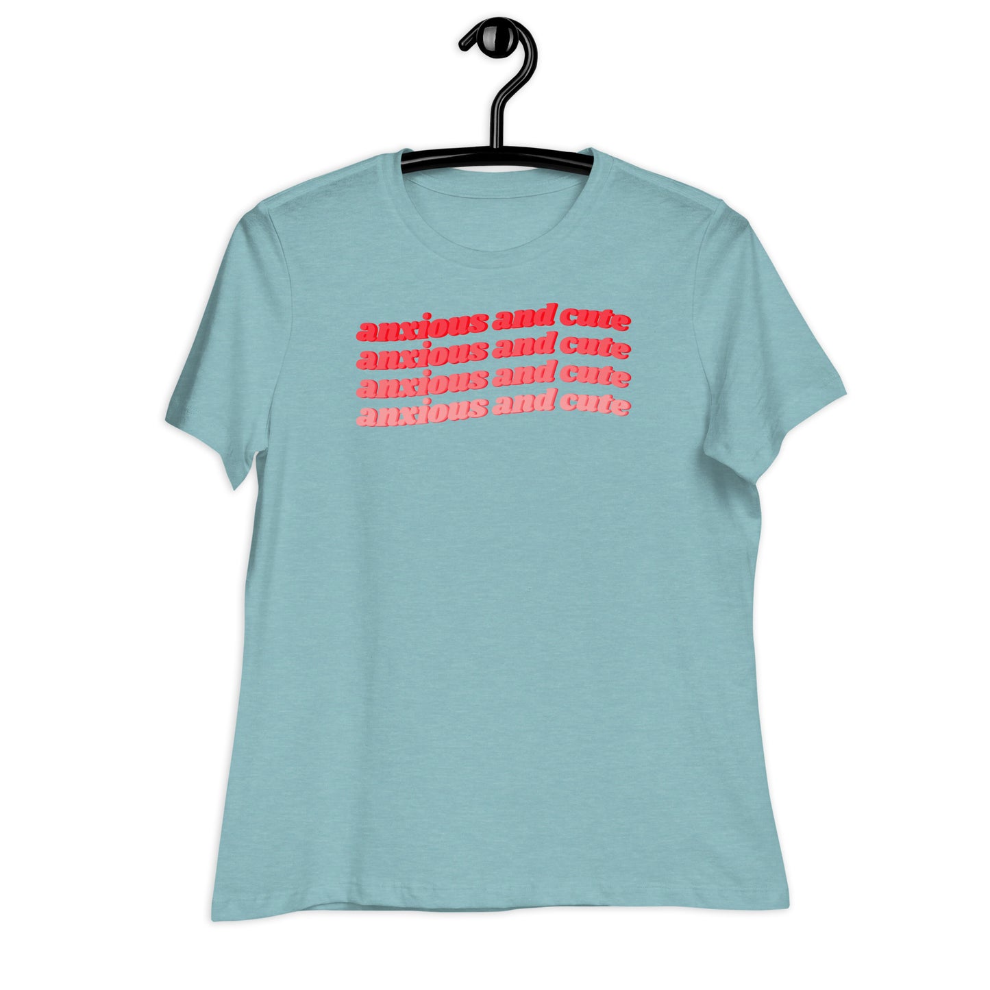 Anxious and Cute Women's Relaxed T-Shirt