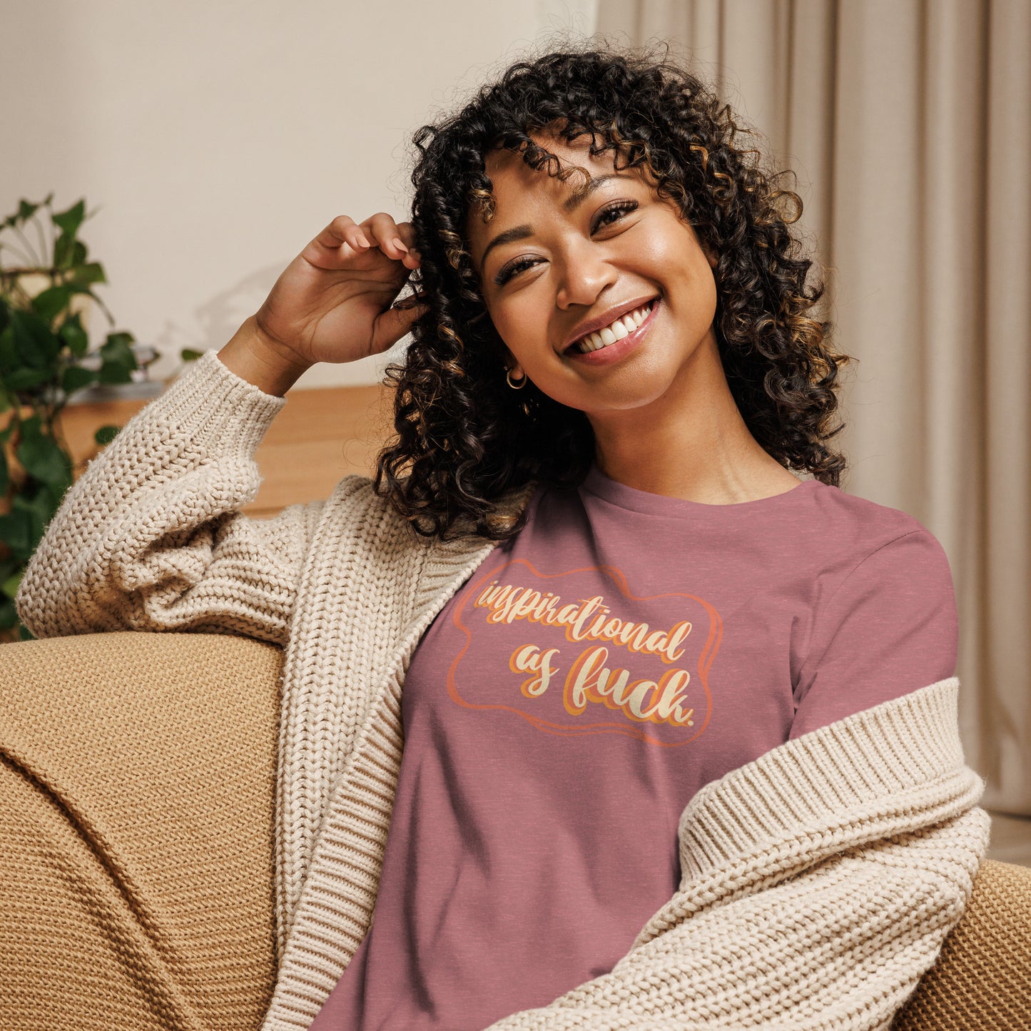 Inspirational as F*ck Women's Relaxed T-Shirt