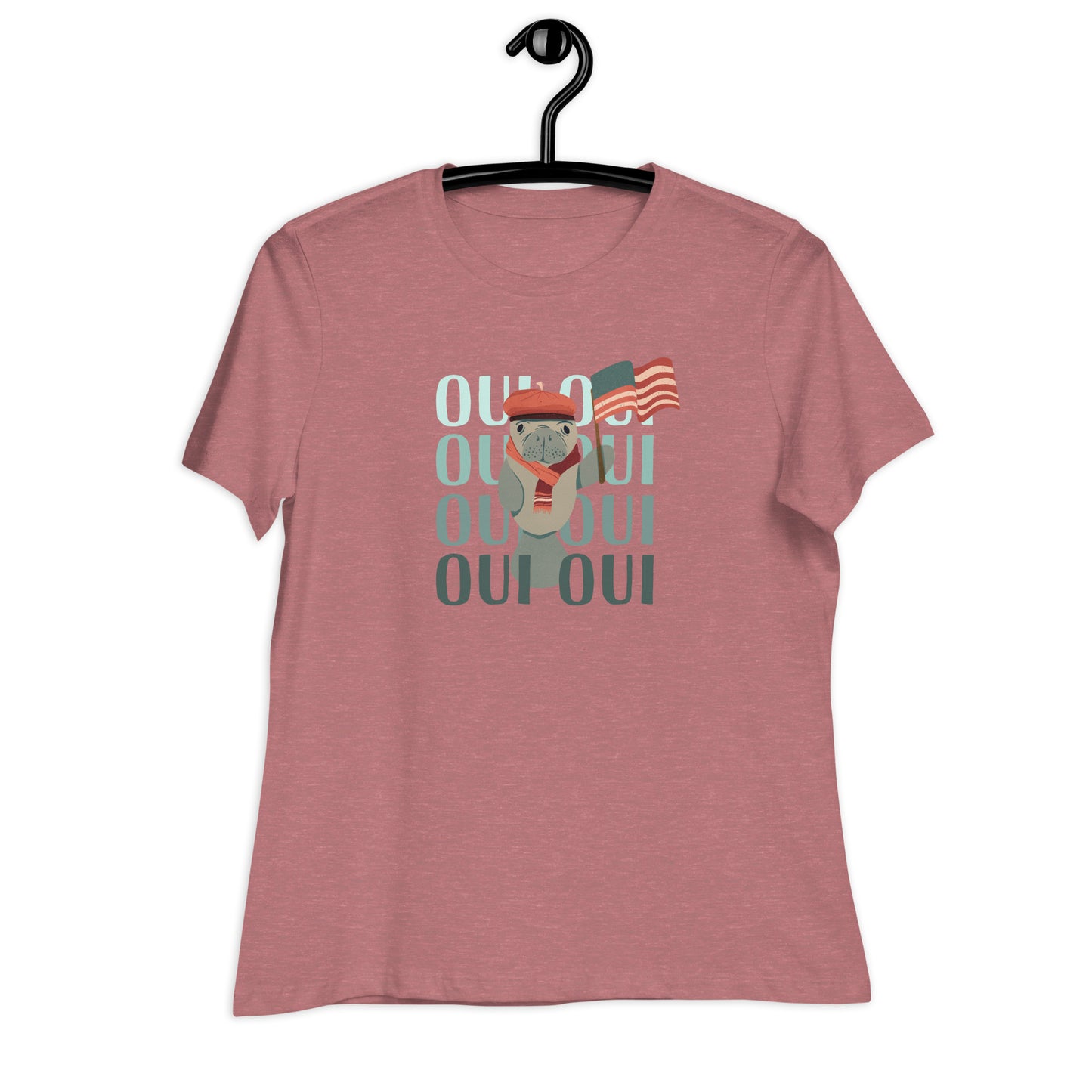 Oui Oui Manatee Women's Relaxed T-Shirt