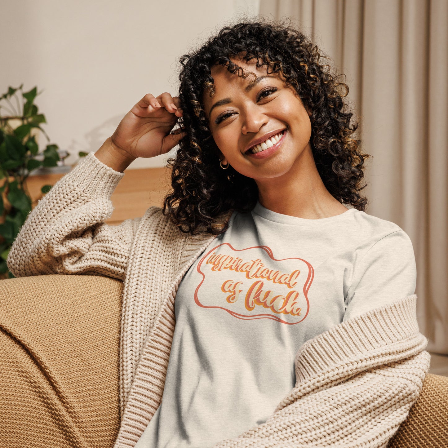 Inspirational as F*ck Women's Relaxed T-Shirt