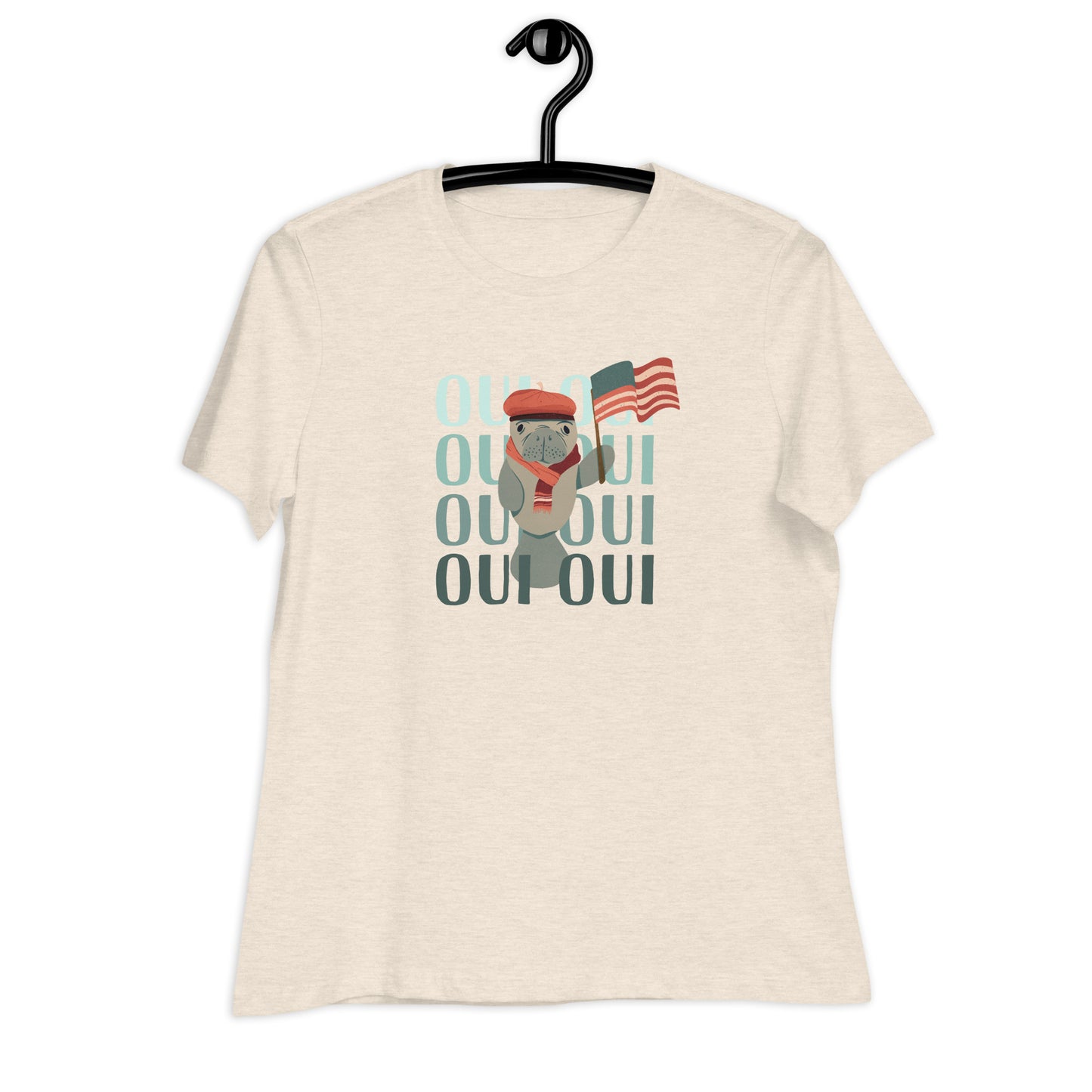 Oui Oui Manatee Women's Relaxed T-Shirt