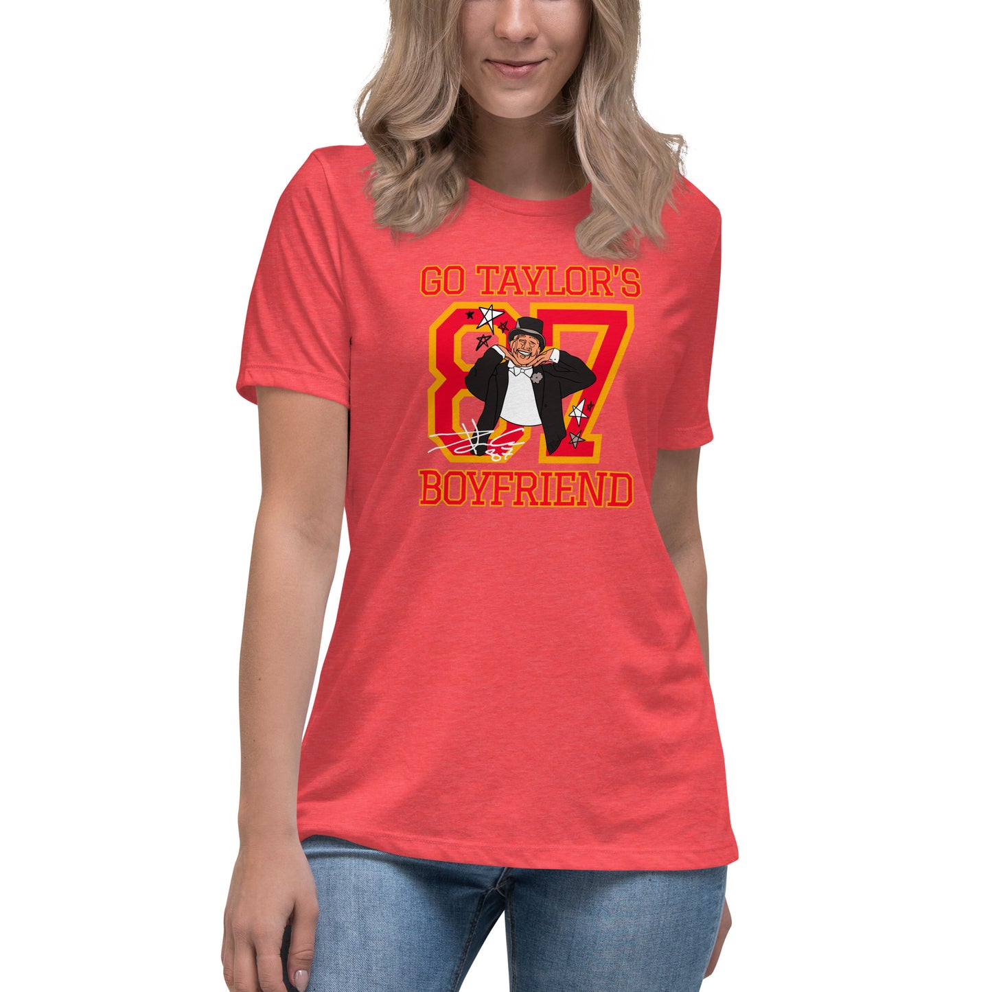 Go Taylor's Boyfriend Women's Relaxed T-Shirt