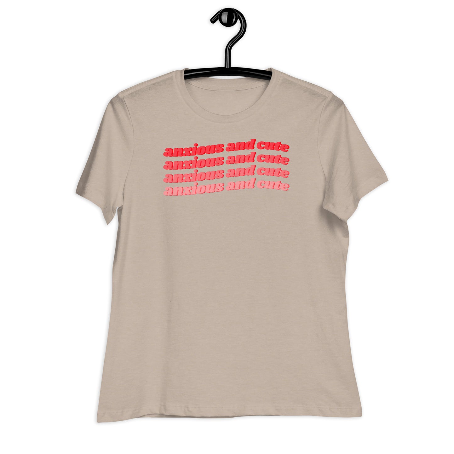 Anxious and Cute Women's Relaxed T-Shirt