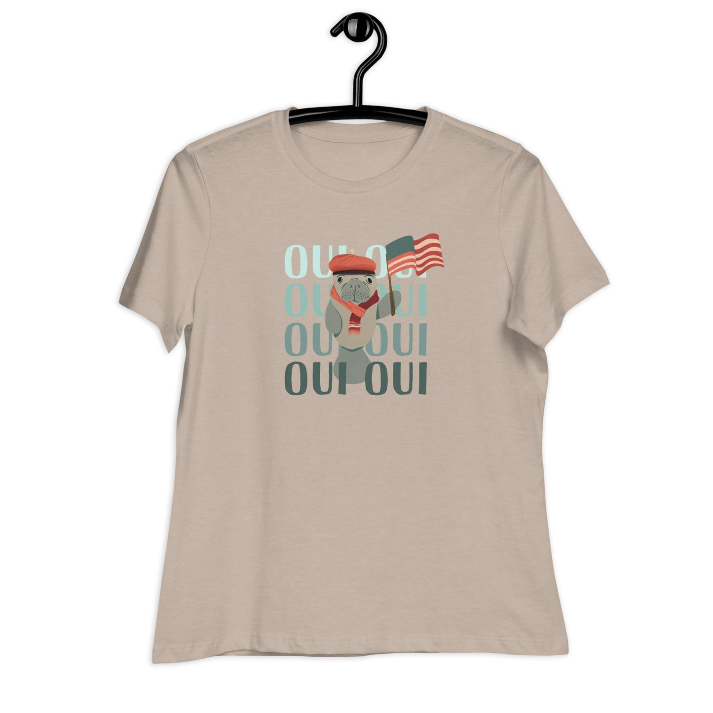 Oui Oui Manatee Women's Relaxed T-Shirt