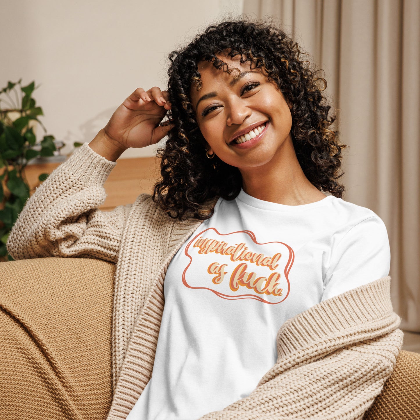 Inspirational as F*ck Women's Relaxed T-Shirt