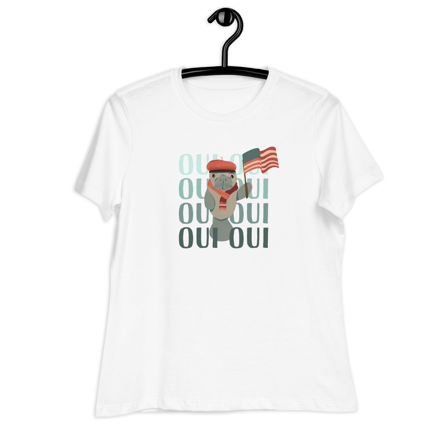 Oui Oui Manatee Women's Relaxed T-Shirt