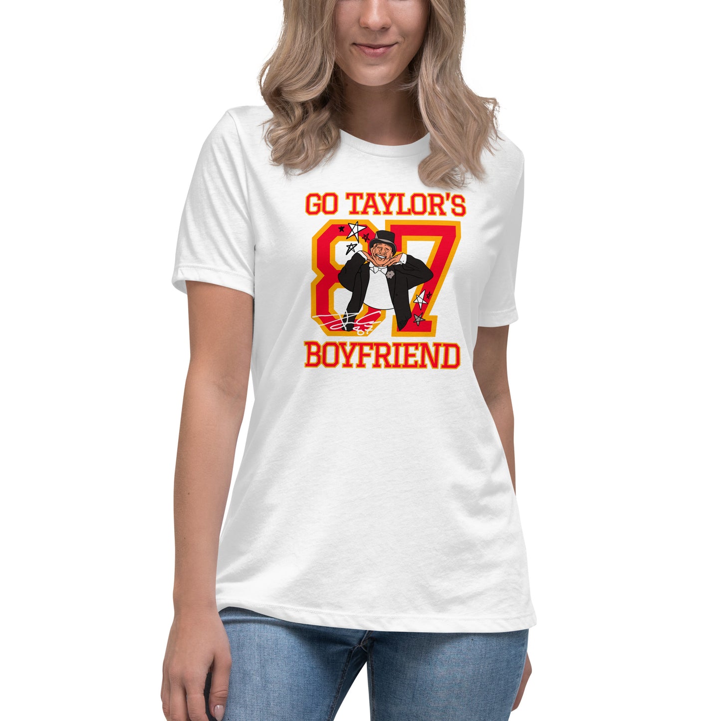 Go Taylor's Boyfriend Women's Relaxed T-Shirt